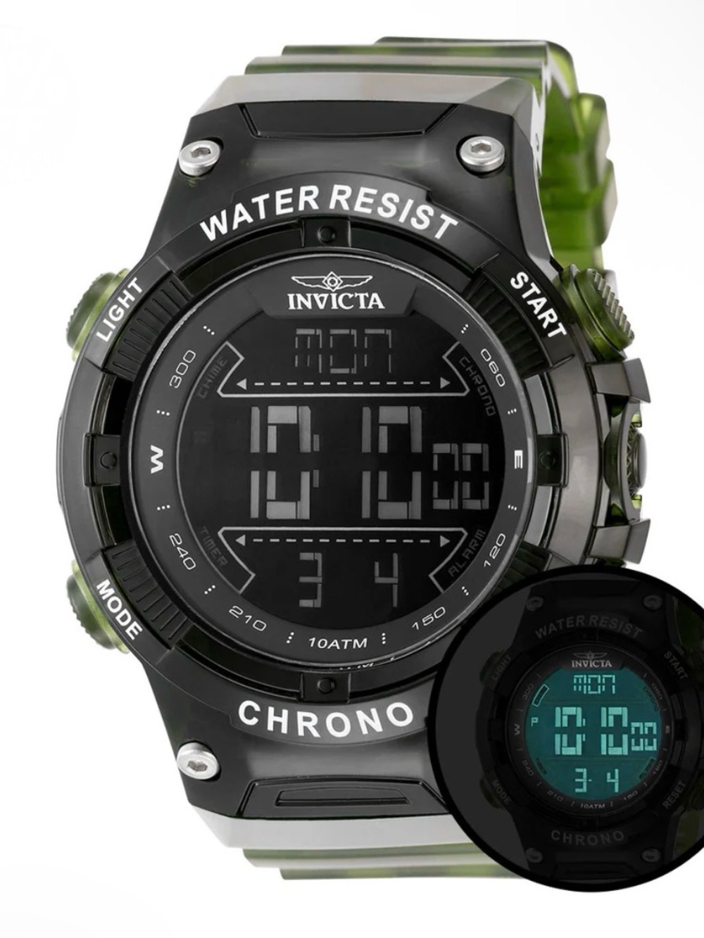 Invicta Racing Burnout Digital Men's Watch - 52mm